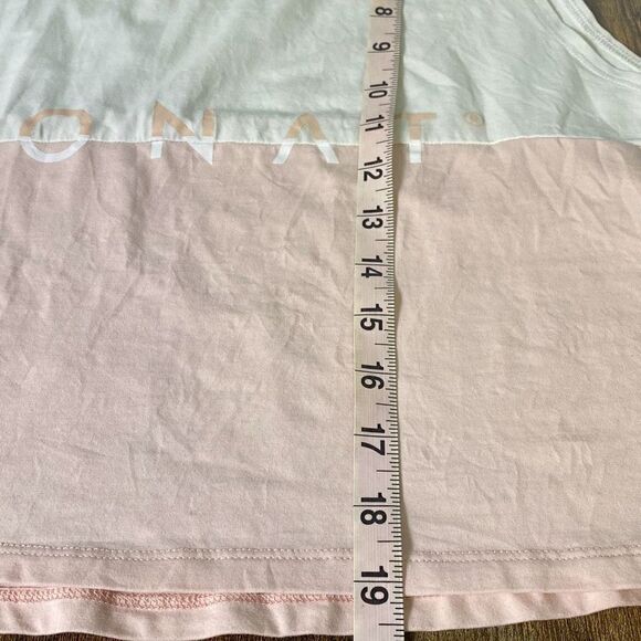 MONAT gear Pink & White gym muscle tank top shirt Sz M workout - Picture 5 of 7